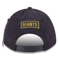 New York Giants New Era x Alpha Industries A-Frame 9FORTY Adjustable Hat - Black - NFL