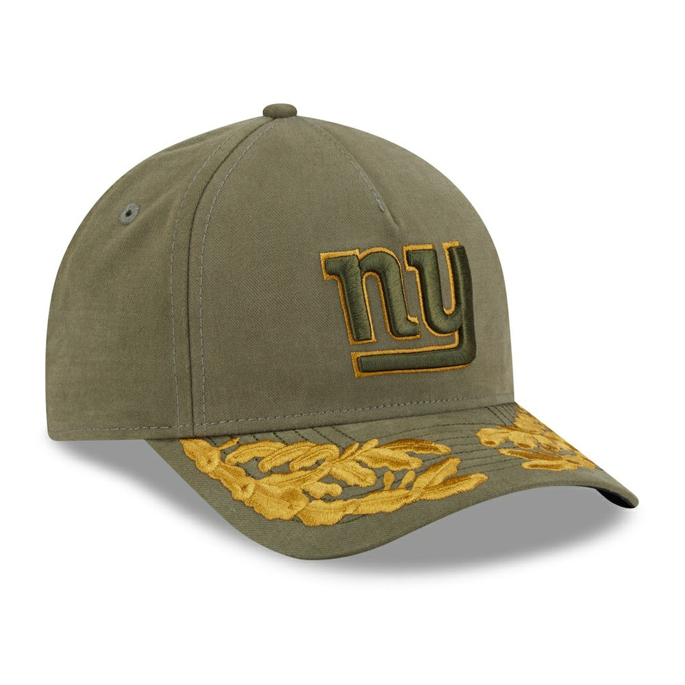 New York Giants New Era x Alpha Industries A-Frame 9FORTY Adjustable Hat - Olive - NFL