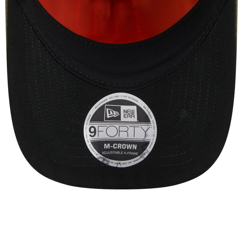 New York Giants New Era x Alpha Industries A-Frame 9FORTY Adjustable Hat - Olive - NFL