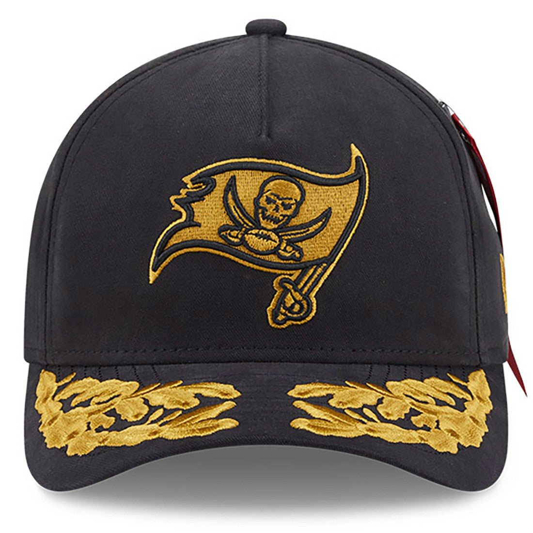 Tampa Bay Buccaneers New Era x Alpha Industries A-Frame 9FORTY Adjustable Hat - Black - NFL