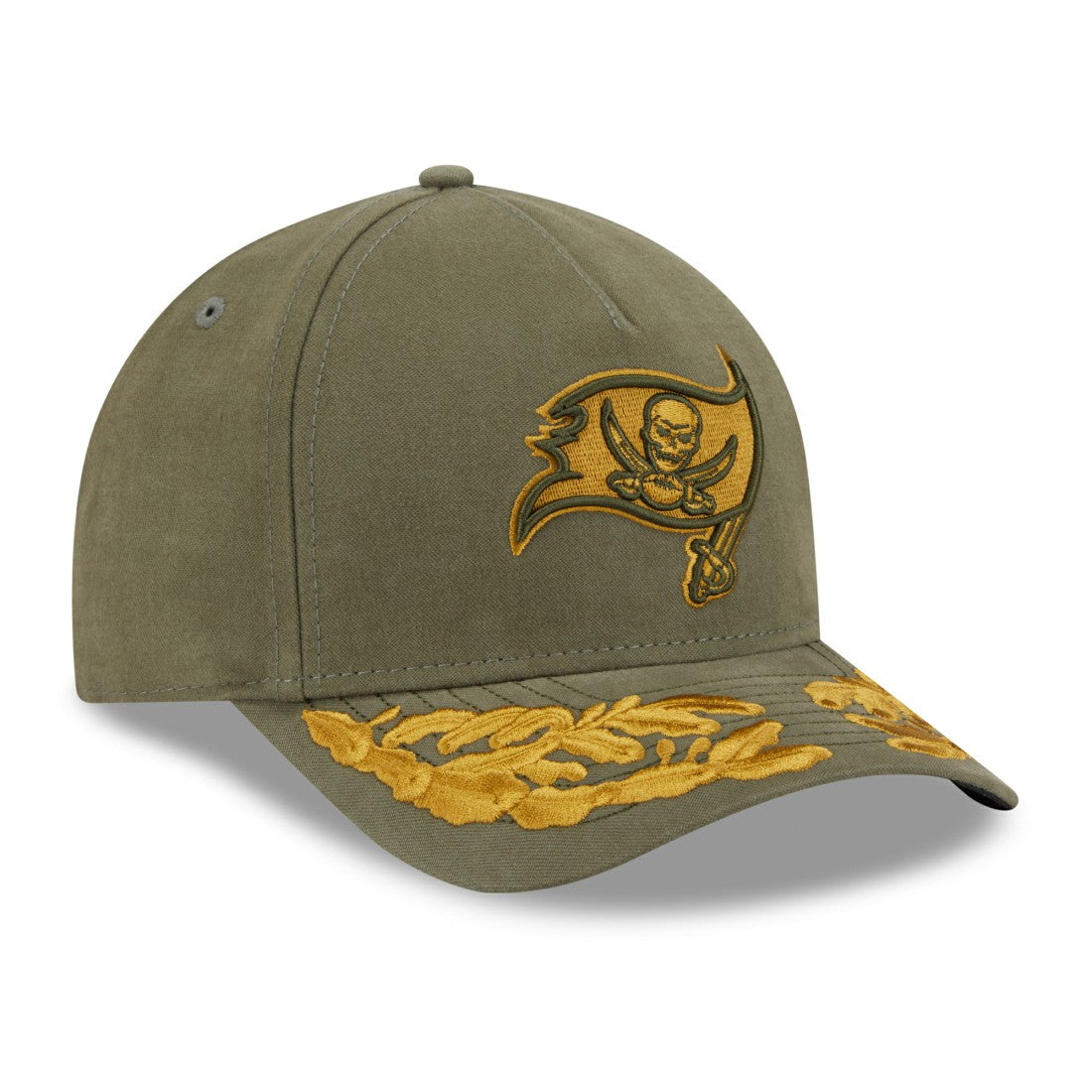Tampa Bay Buccaneers New Era x Alpha Industries A-Frame 9FORTY Adjustable Hat - Olive - NFL
