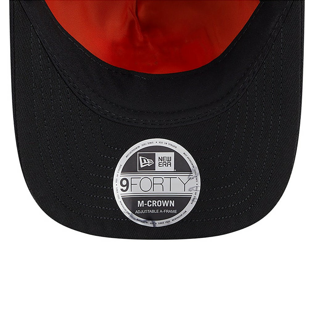 Kansas City Chiefs New Era x Alpha Industries A-Frame 9FORTY Adjustable Hat - Black - NFL