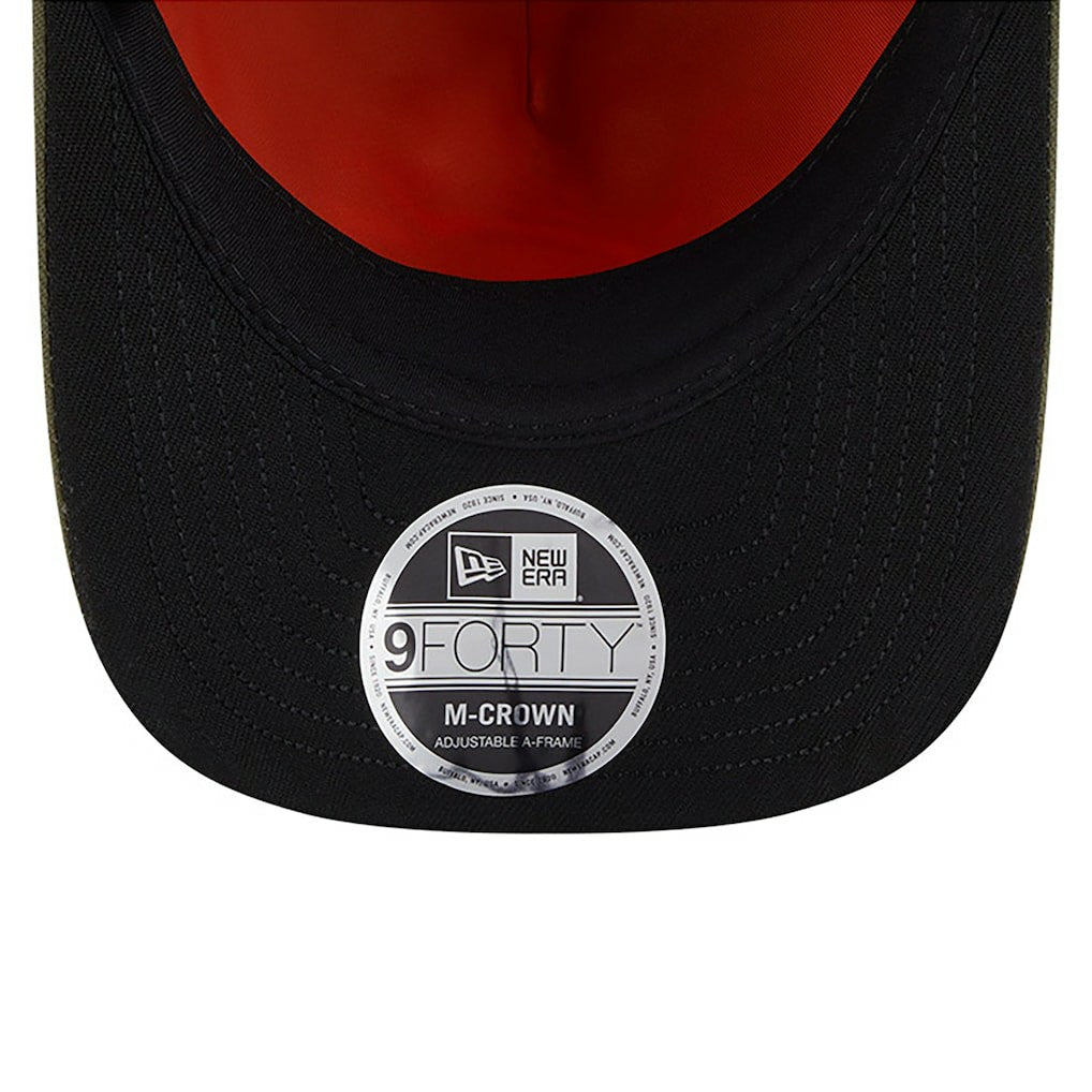Detroit Lions New Era x Alpha Industries A-Frame 9FORTY Adjustable Hat - Olive - NFL