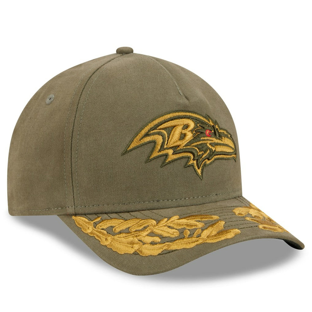 Baltimore Ravens New Era x Alpha Industries A-Frame 9FORTY Adjustable Hat - Olive - NFL