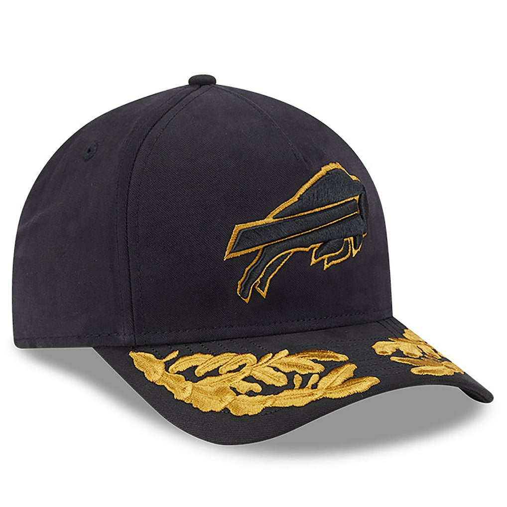Buffalo Bills New Era x Alpha Industries A-Frame 9FORTY Adjustable Hat - Black - NFL