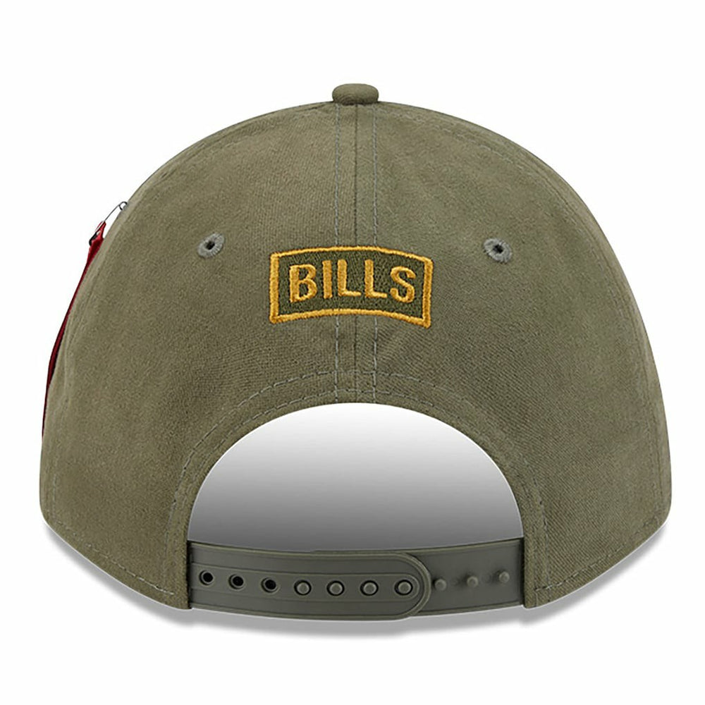 Buffalo Bills New Era x Alpha Industries A-Frame 9FORTY Adjustable Hat - Olive - NFL