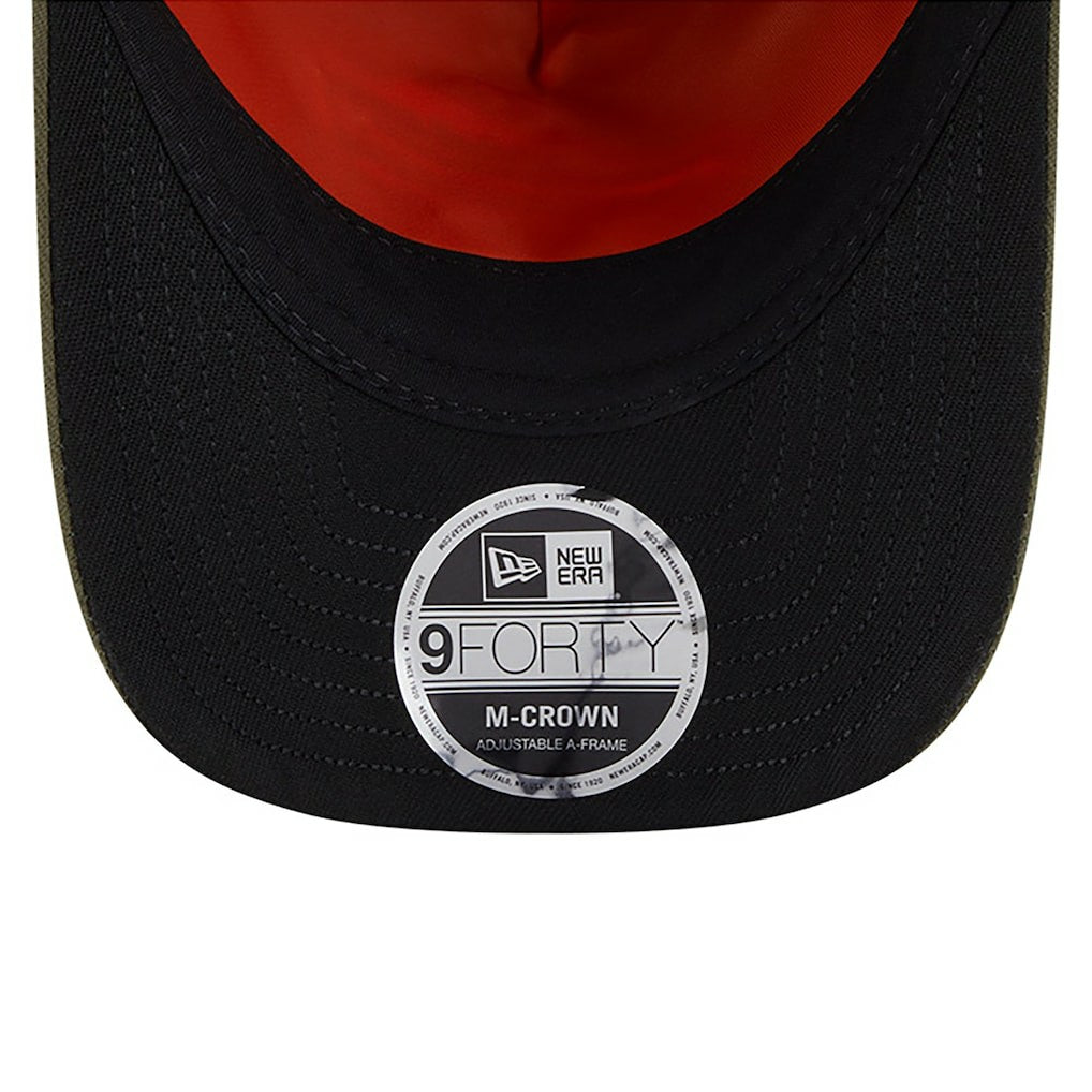 Buffalo Bills New Era x Alpha Industries A-Frame 9FORTY Adjustable Hat - Olive - NFL