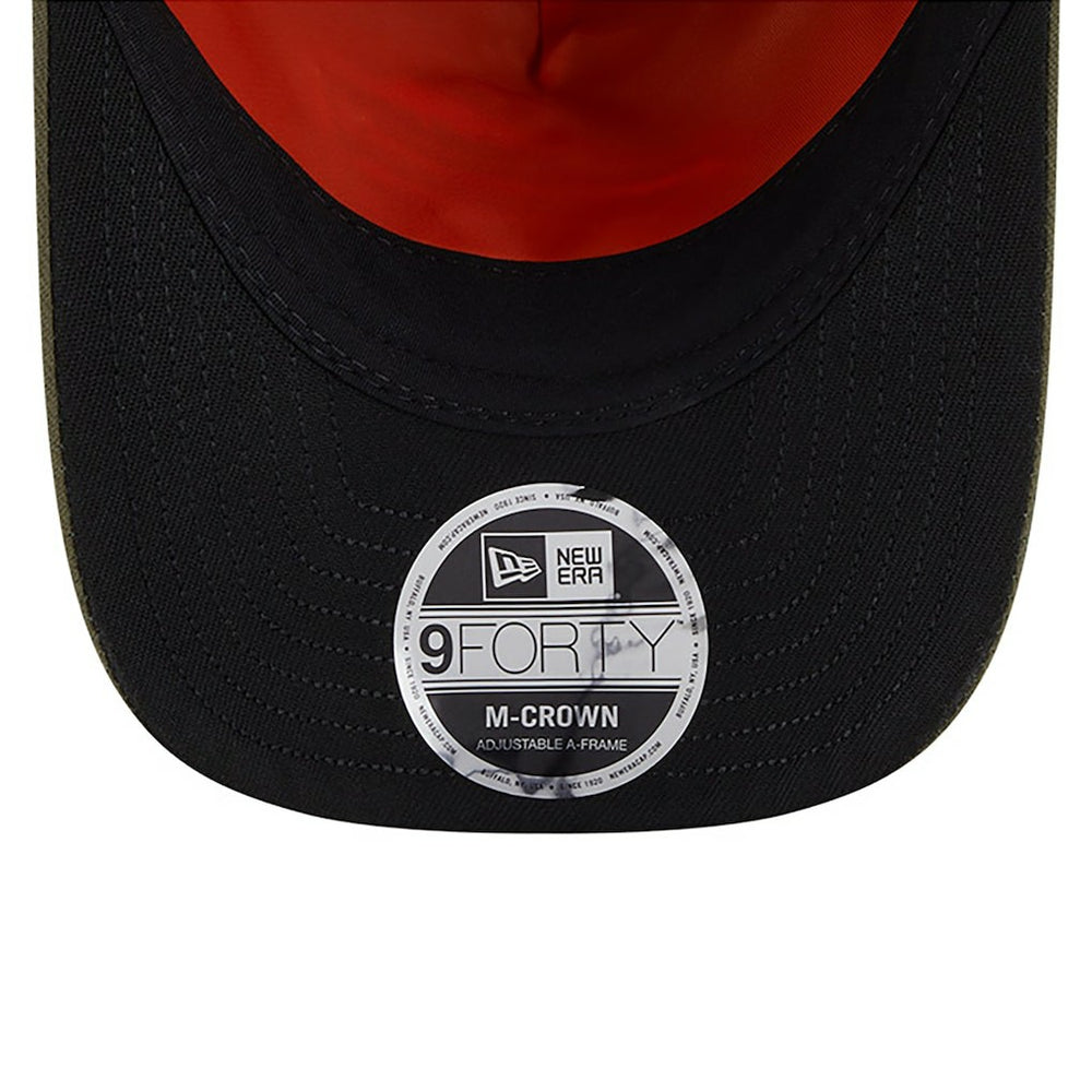 Buffalo Bills New Era x Alpha Industries A-Frame 9FORTY Adjustable Hat - Olive - NFL