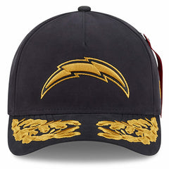 Los Angeles Chargers New Era x Alpha Industries A-Frame 9FORTY Adjustable Hat - Black - NFL