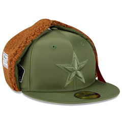 Dallas Cowboys New Era x Alpha Industries Dog Ears 59FIFTY Fitted Hat - Olive - NFL