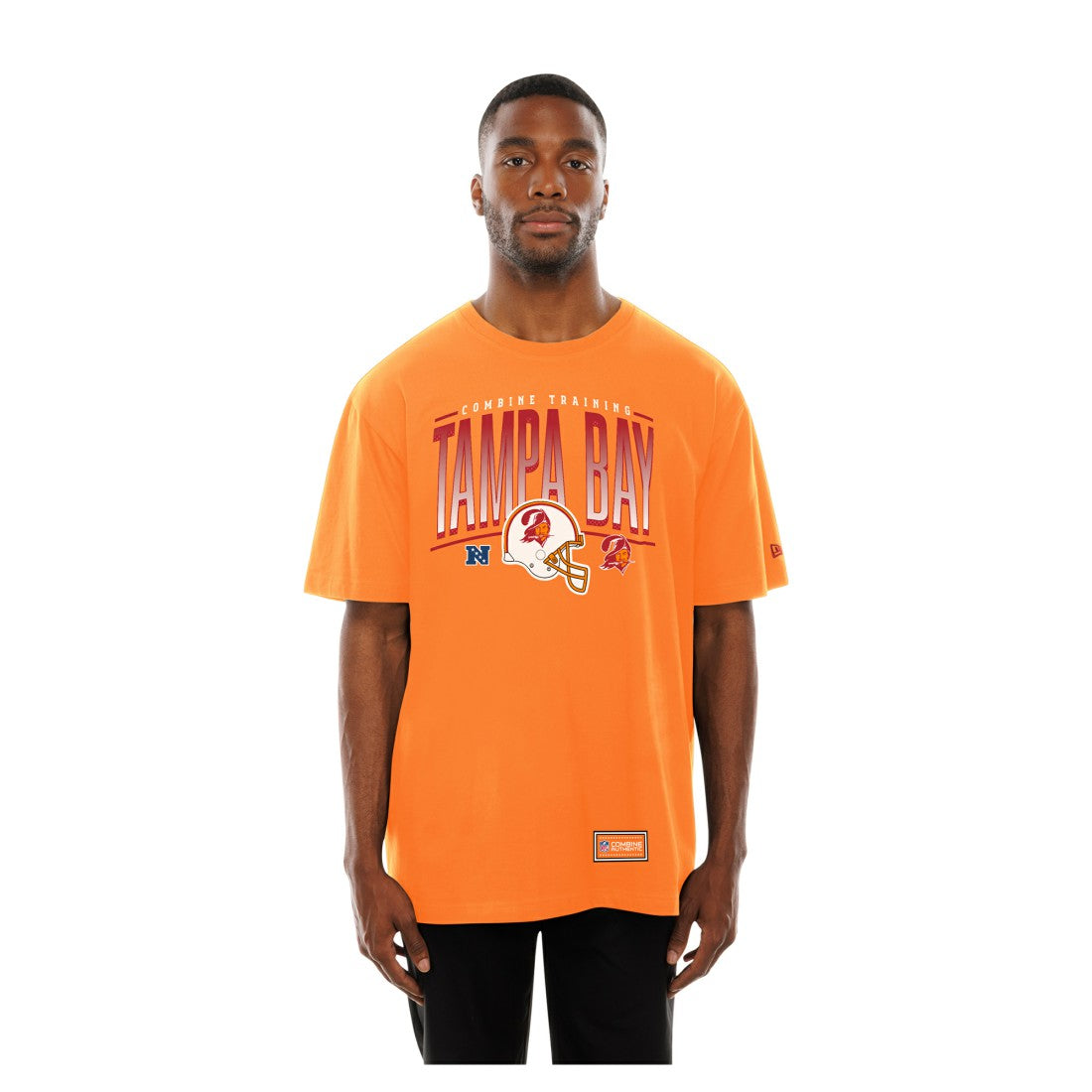 Tampa Bay Buccaneers New Era Combine Authentic Training Throwback T-Shirt - Orange - NFL