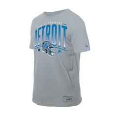 Detroit Lions New Era Combine Authentic Helmet T-Shirt - Silver - NFL