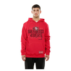 San Francisco 49ers New Era Combine Authentic Local State Throwback Hoodie - Scarlet - NFL
