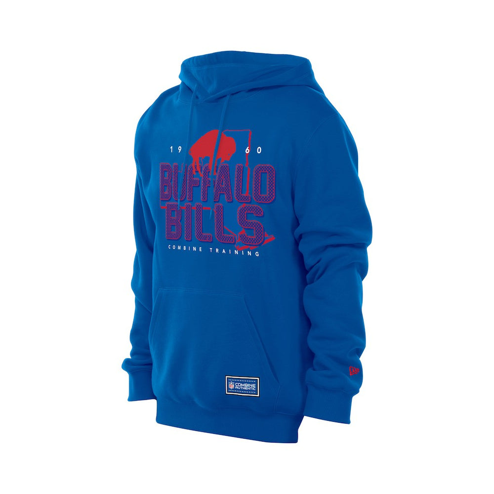 Buffalo Bills New Era Combine Authentic Local State Throwback Hoodie - Royal - NFL