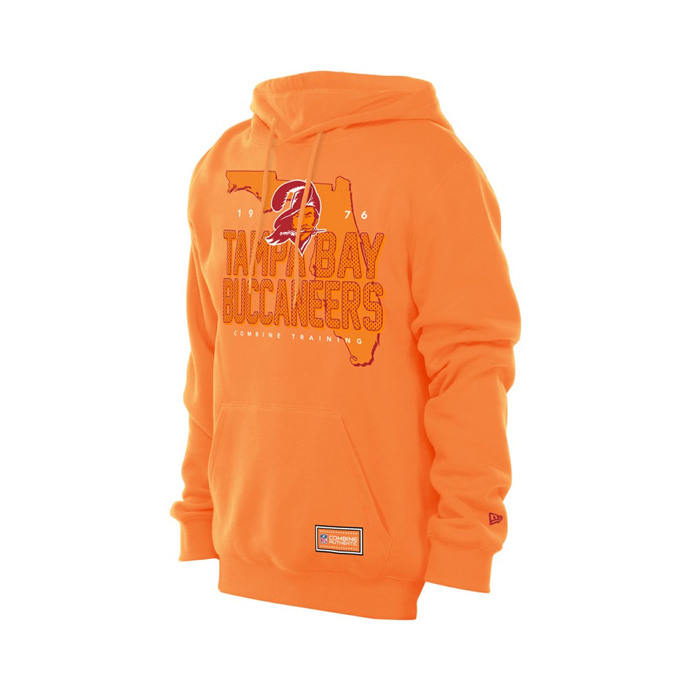 Tampa Bay Buccaneers New Era Combine Authentic Local State Throwback Hoodie - Orange - NFL