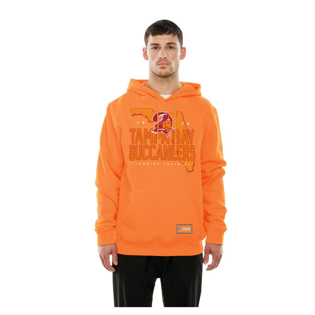 Tampa Bay Buccaneers New Era Combine Authentic Local State Throwback Hoodie - Orange - NFL