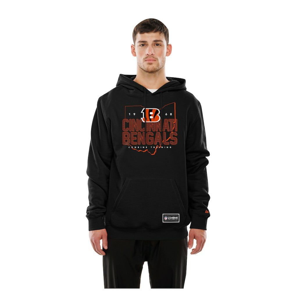 Cincinnati Bengals New Era Combine Authentic Local State Hoodie - Black - NFL