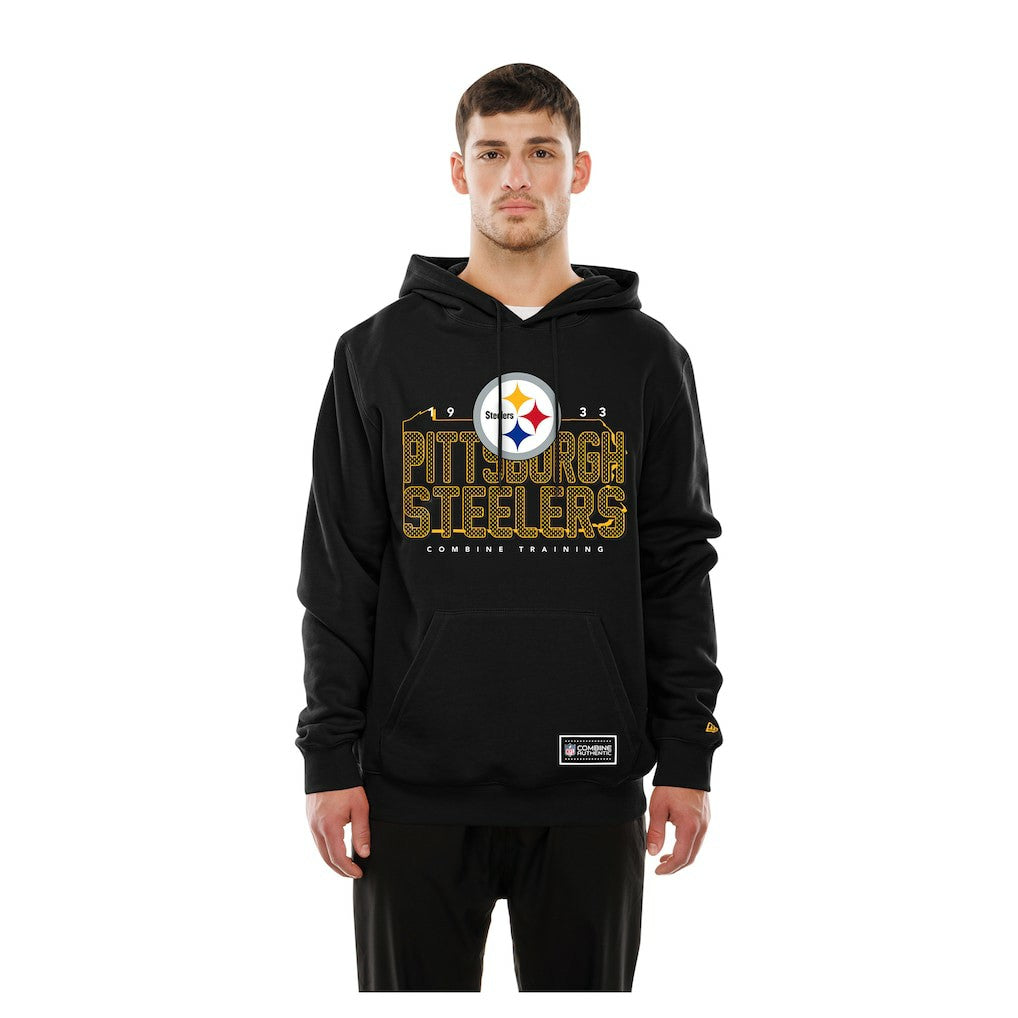 Pittsburgh Steelers New Era Combine Authentic Local State Hoodie - Black - NFL