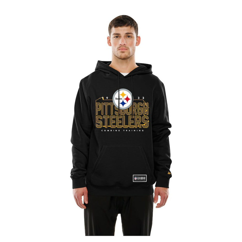Pittsburgh Steelers New Era Combine Authentic Local State Hoodie - Black - NFL