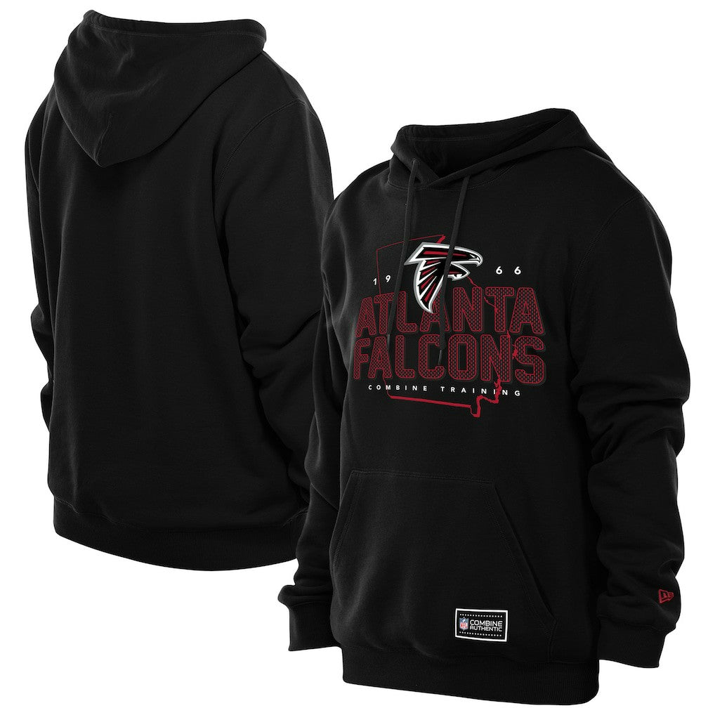 Atlanta Falcons New Era Combine Authentic Local State Hoodie - Black - NFL