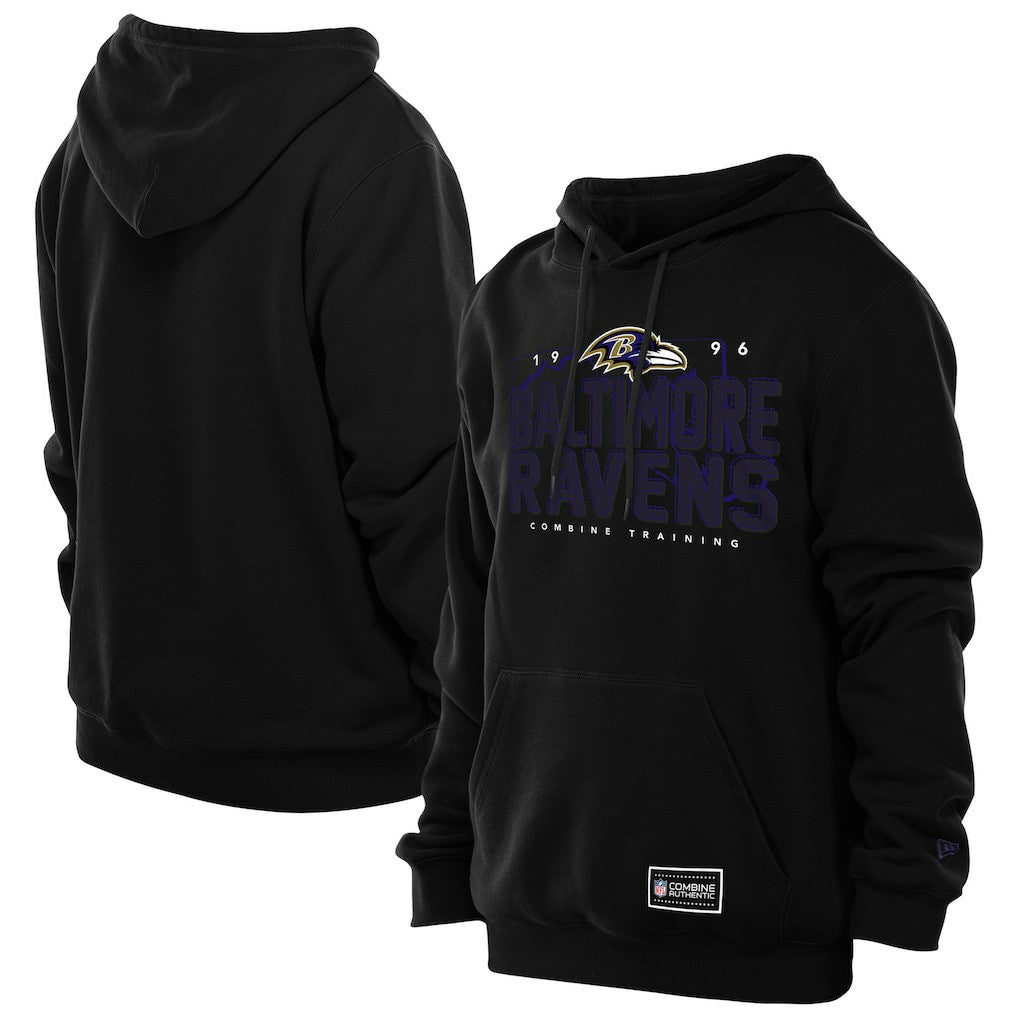 Baltimore Ravens New Era Combine Authentic Local State Hoodie - Black - NFL