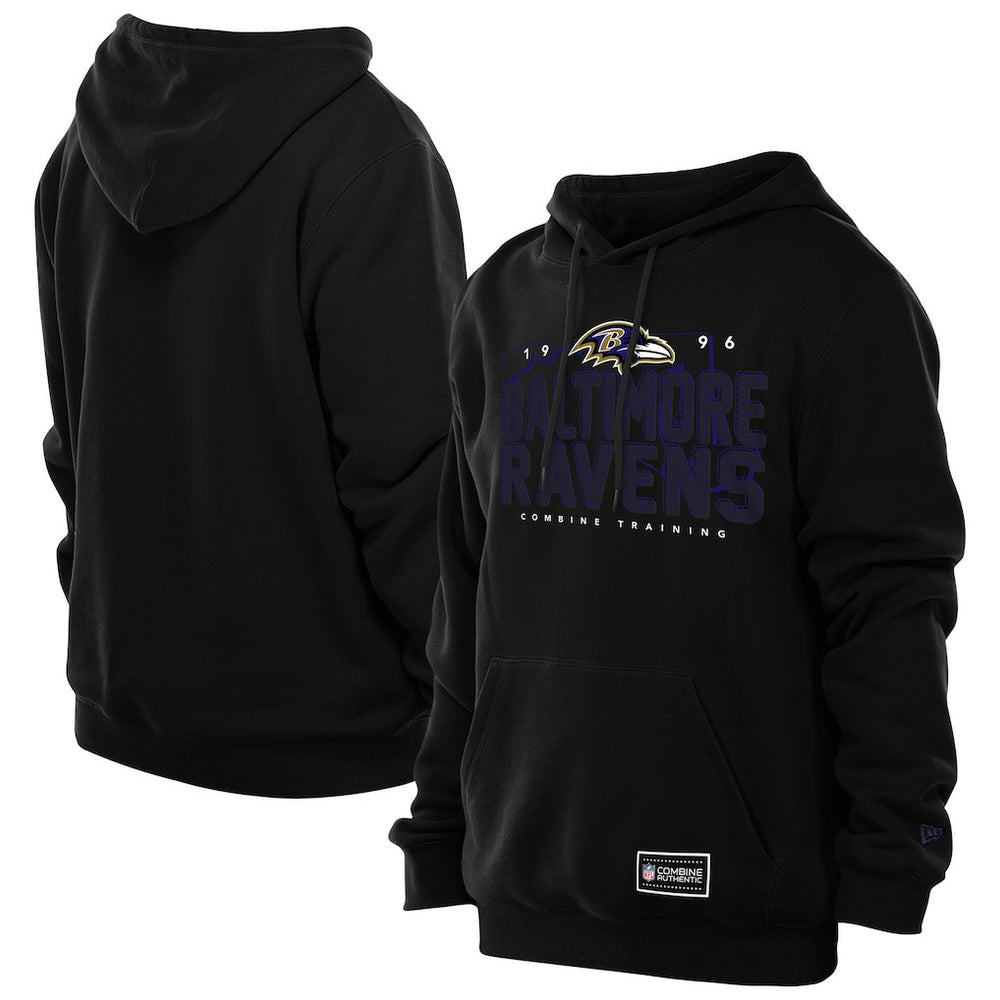 Baltimore Ravens New Era Combine Authentic Local State Hoodie - Black - NFL