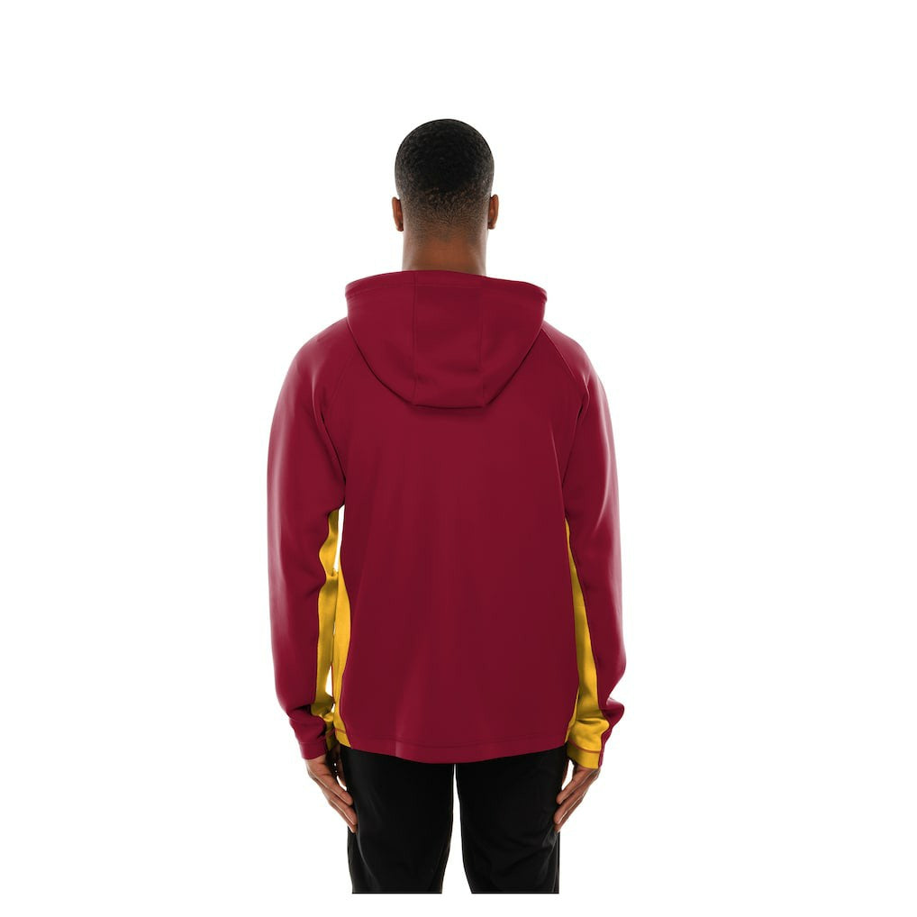 Washington Commanders New Era Combine Authentic Raglan Scuba Full-Zip Hoodie - Burgundy - NFL