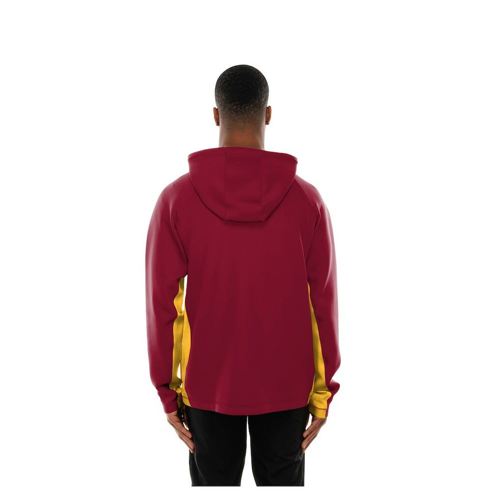 Washington Commanders New Era Combine Authentic Raglan Scuba Full-Zip Hoodie - Burgundy - NFL