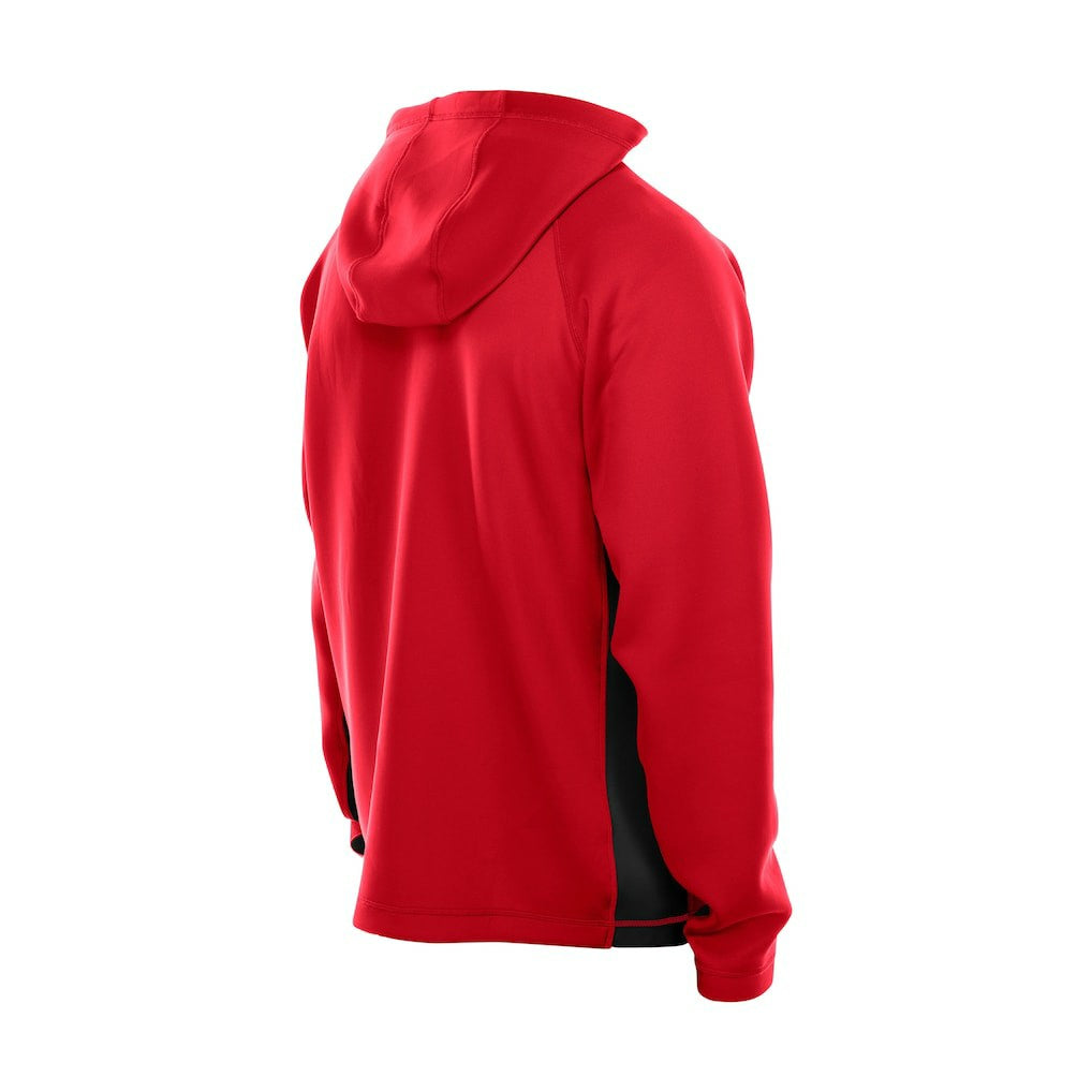 Kansas City Chiefs New Era Combine Authentic Raglan Scuba Full-Zip Hoodie - Red - NFL