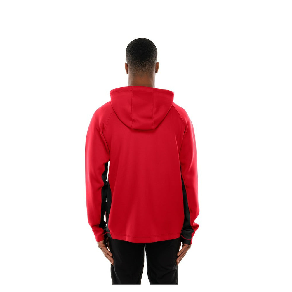 Kansas City Chiefs New Era Combine Authentic Raglan Scuba Full-Zip Hoodie - Red - NFL