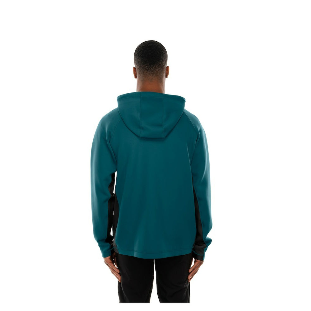 Philadelphia Eagles New Era Combine Authentic Raglan Scuba Full-Zip Hoodie - Midnight Green - NFL
