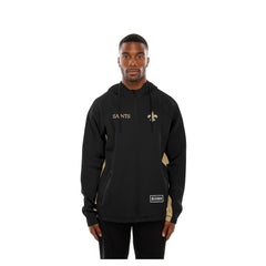 New Orleans Saints New Era Combine Authentic Raglan Scuba Full-Zip Hoodie - Black - NFL