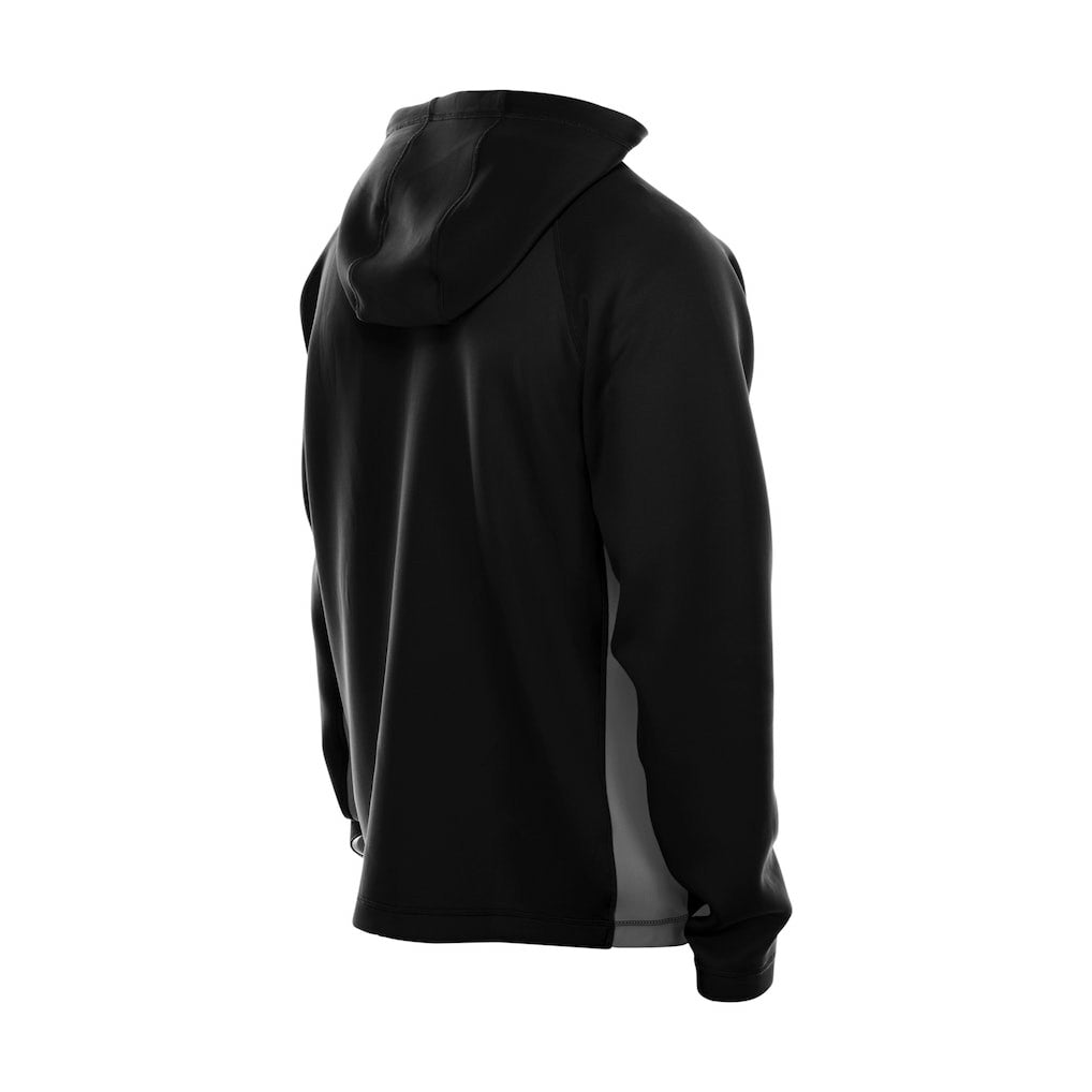 Las Vegas Raiders New Era Combine Authentic Raglan Scuba Full-Zip Hoodie - Black - NFL