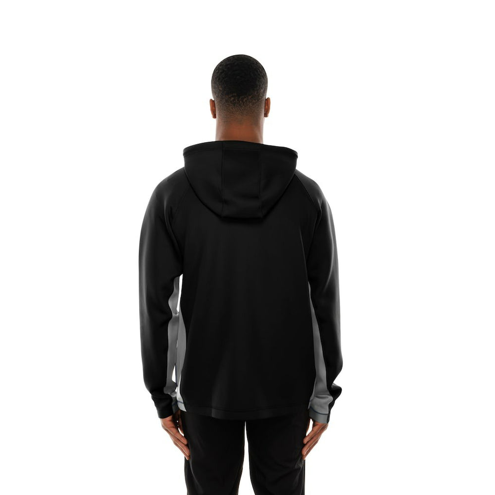 Las Vegas Raiders New Era Combine Authentic Raglan Scuba Full-Zip Hoodie - Black - NFL