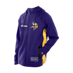 Minnesota Vikings New Era Combine Authentic Raglan Scuba Full-Zip Hoodie - Purple - NFL