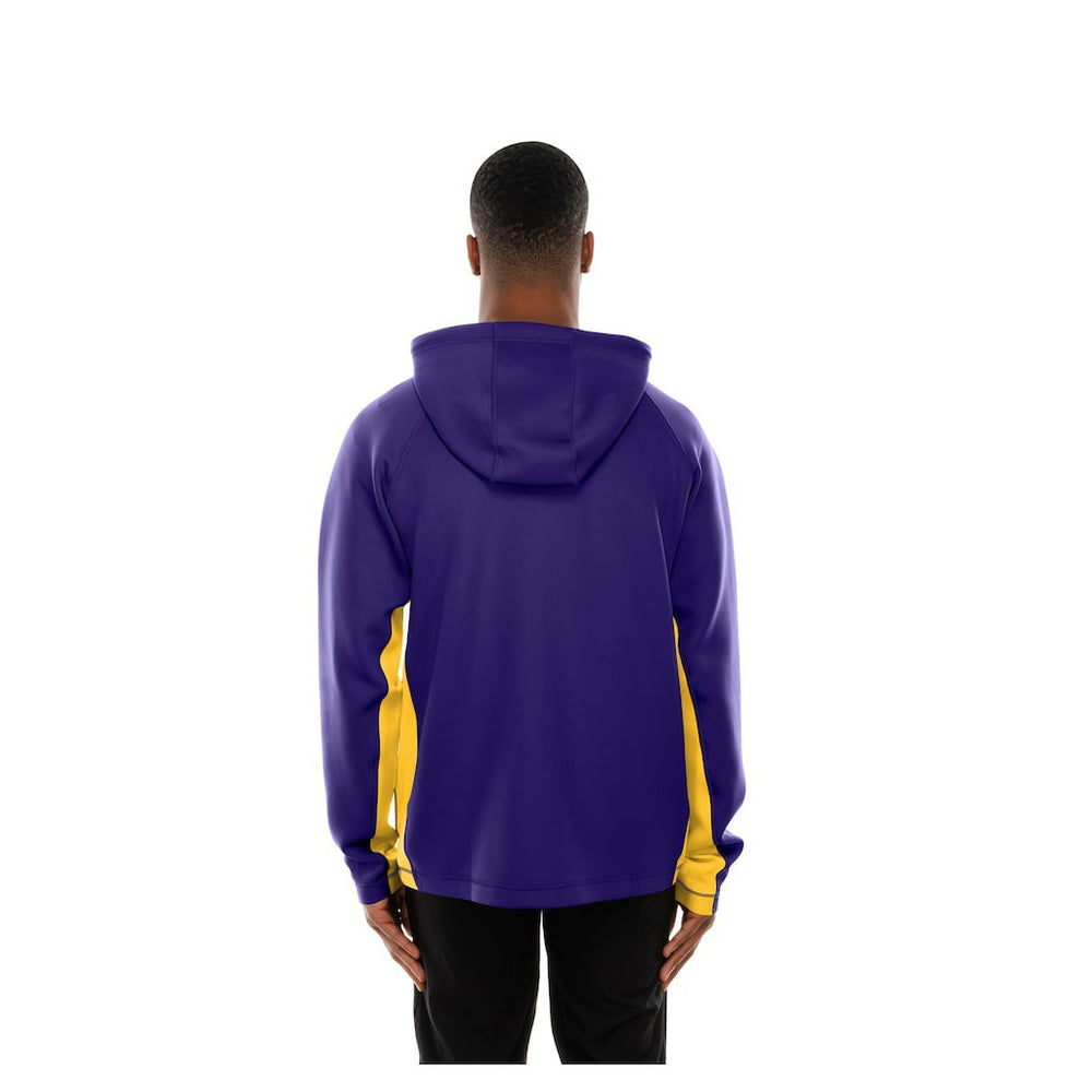 Minnesota Vikings New Era Combine Authentic Raglan Scuba Full-Zip Hoodie - Purple - NFL