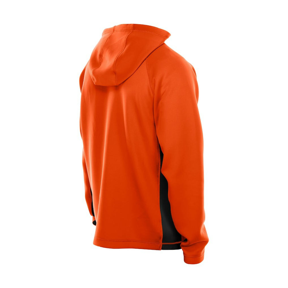 Cincinnati Bengals New Era Combine Authentic Raglan Scuba Full-Zip Hoodie - Orange - NFL