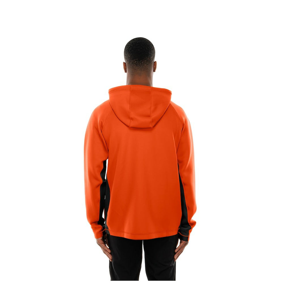 Cincinnati Bengals New Era Combine Authentic Raglan Scuba Full-Zip Hoodie - Orange - NFL