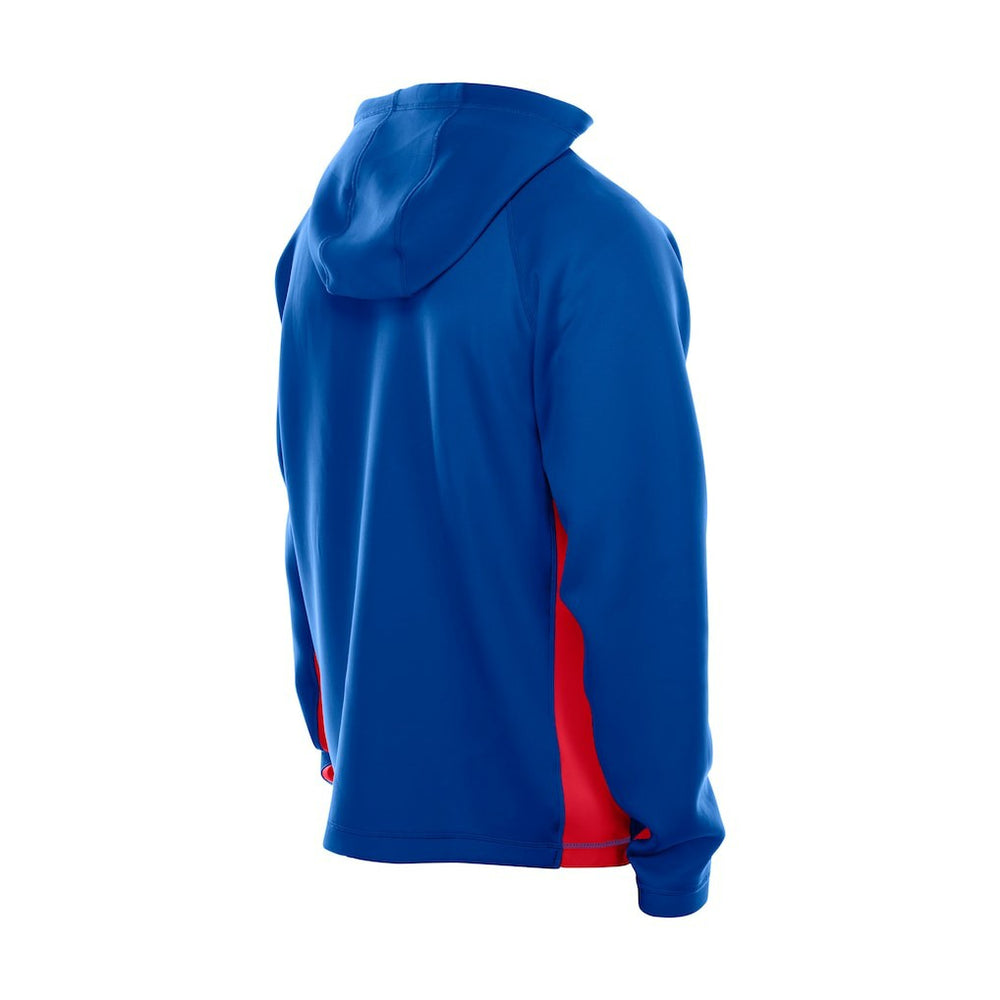 Buffalo Bills New Era Combine Authentic Raglan Scuba Full-Zip Hoodie - Royal - NFL
