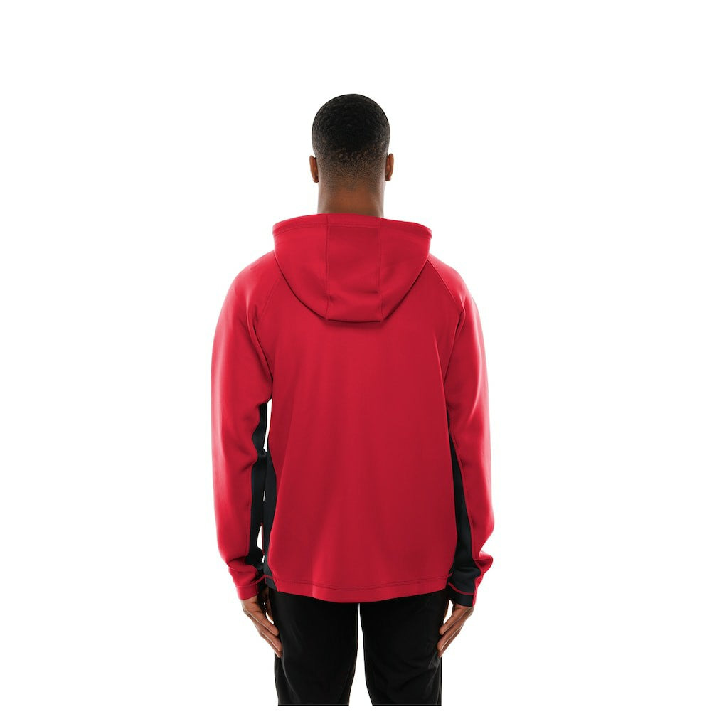 Atlanta Falcons New Era Combine Authentic Raglan Scuba Full-Zip Hoodie - Red - NFL