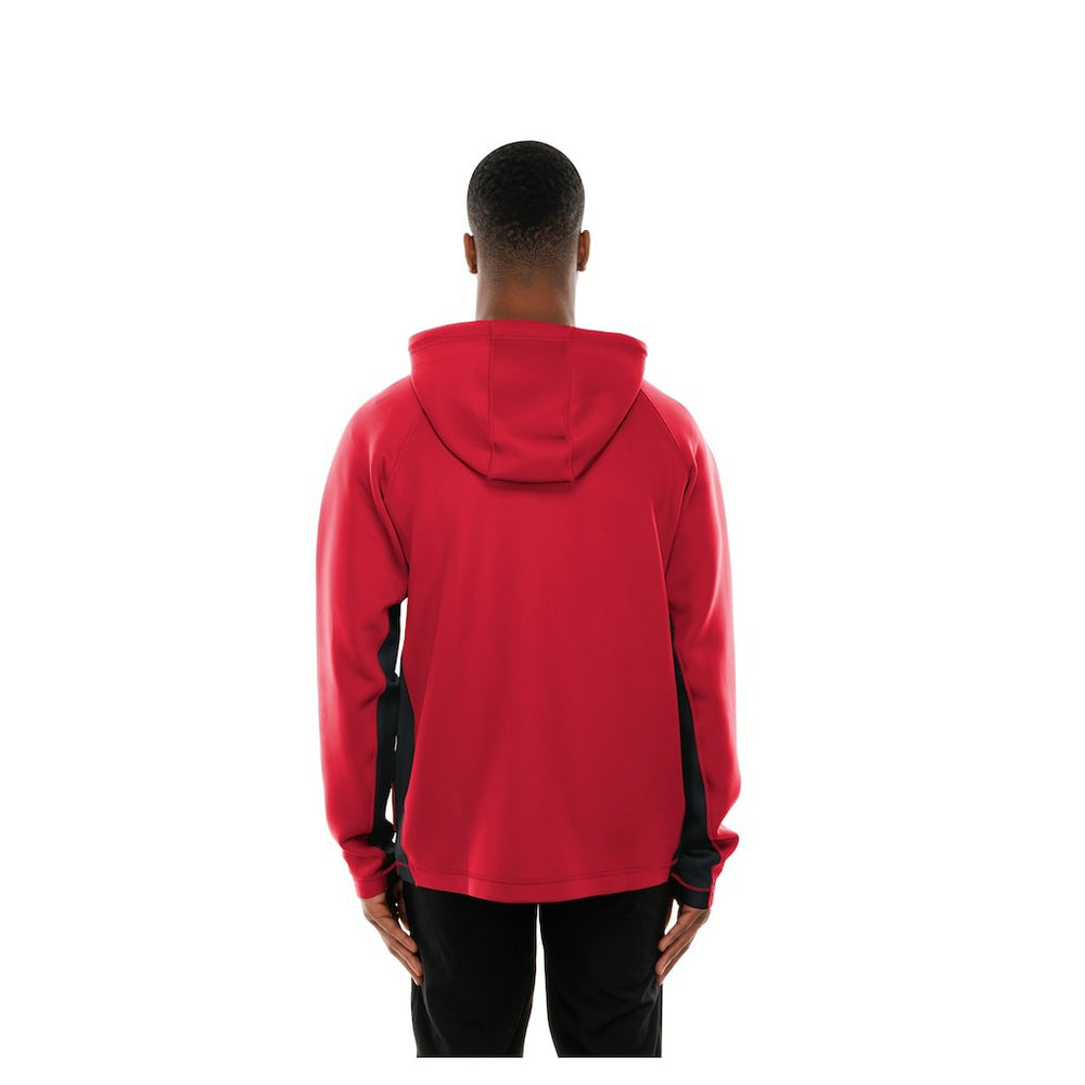 Atlanta Falcons New Era Combine Authentic Raglan Scuba Full-Zip Hoodie - Red - NFL