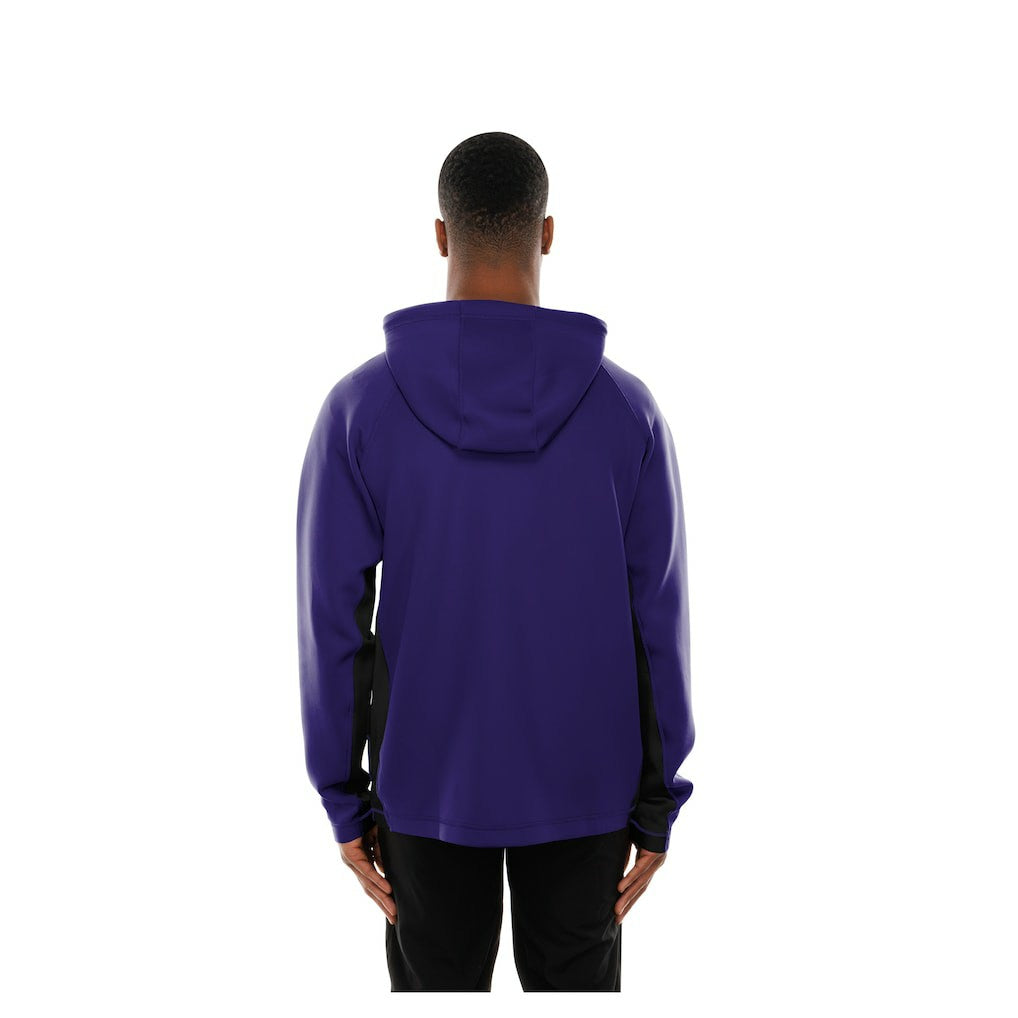 Baltimore Ravens New Era Combine Authentic Raglan Scuba Full-Zip Hoodie - Purple - NFL