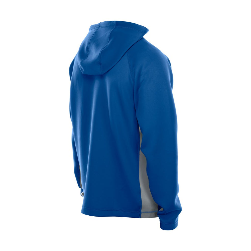 Detroit Lions New Era Combine Authentic Raglan Scuba Full-Zip Hoodie - Blue - NFL