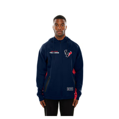 Houston Texans New Era Combine Authentic Raglan Scuba Full-Zip Hoodie - Navy - NFL