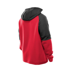 Kansas City Chiefs New Era Combine Authentic Color Block Raglan Pullover Hoodie - Red - NFL