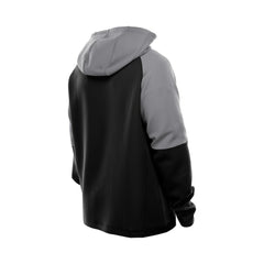 Las Vegas Raiders New Era Combine Authentic Color Block Raglan Pullover Hoodie - Black - NFL