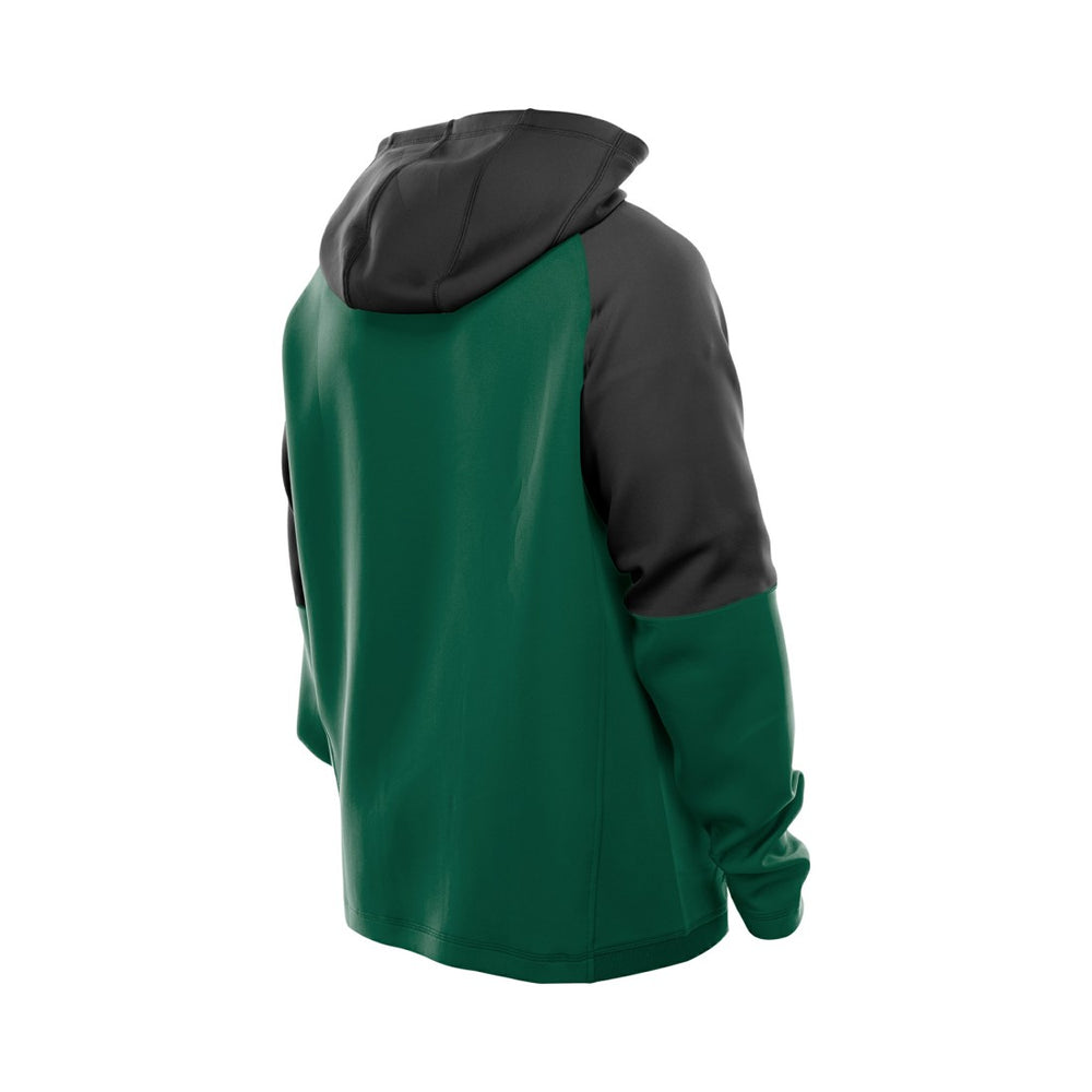 New York Jets New Era Combine Authentic Color Block Raglan Pullover Hoodie - Green - NFL