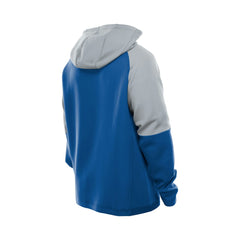 Detroit Lions New Era Combine Authentic Color Block Raglan Pullover Hoodie - Blue - NFL