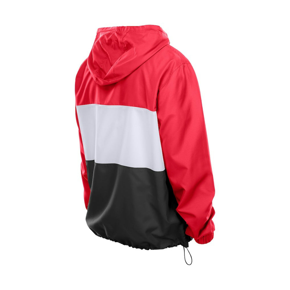 Kansas City Chiefs New Era Ripstop Quarter-Zip Hooded Windbreaker - Red - NFL