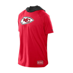 Kansas City Chiefs New Era Combine Authentic Hooded Raglan Short-Sleeve T-Shirt - Red - NFL